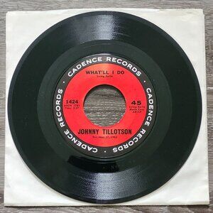 Johnny Tillotson Send Me The Pillow You Dream On What'll I Do 45RPM Cadence 1424